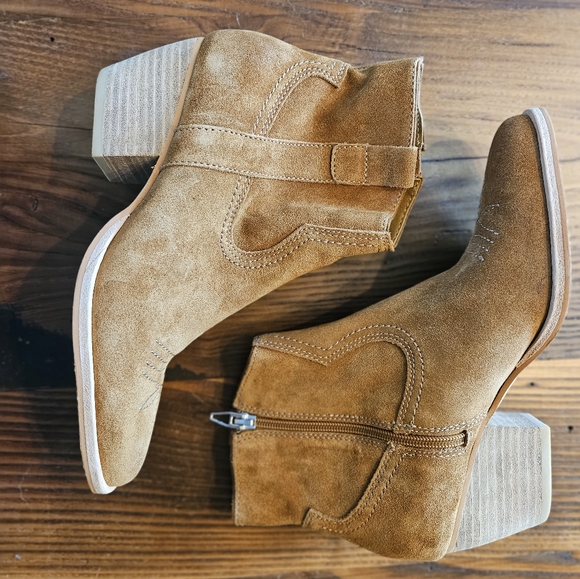 Dolce Vita Silma Ankle Boot Brown Suede 7M - Picture 3 of 5